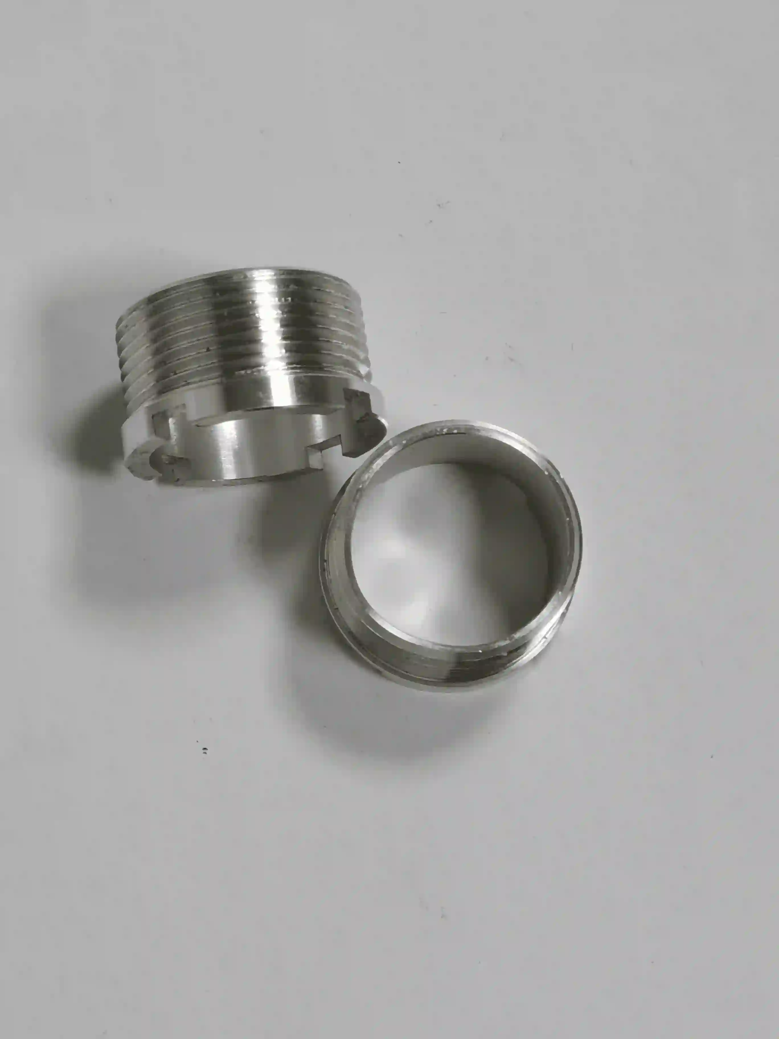 Aluminum CNC Turn-Mill Thread Sleeve